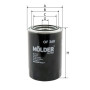 Фільтр масляний Molder Filter OF 360 (WL7448, OC470, W94066)