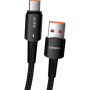 Кабель ESSAGER Sunset Type-C 6A USB charging and data Fully compatible cable 1m Black