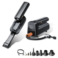 Автомобильный пылесос ESSAGER (color box) Geocentric Multi-function Cordless Pump Vacuum Cleaner Black