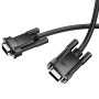 Кабель HOCO US11 VGA male to VGA male HD data cable(L=1M) Black