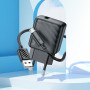 Мережевий зарядний пристрій HOCO CS21A Rich single port QC3.0 charger set(Micro)(EU) Black