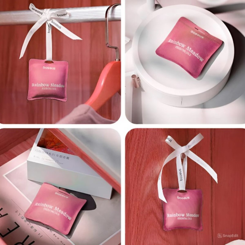Автомобильный освежитель воздуха Baseus Margaret Series Car Air Freshener (Neon Garden) Baby Pink