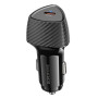 Автомобильное зарядное устройство BOROFONE BZ31B Solid single-port PD30W car charger Black
