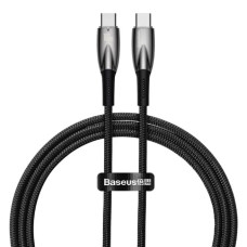 Кабель Baseus Glimmer Series Fast Charging Data Cable Type-C to Type-C 100W 2m Black