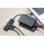 Хаб Vention 4-Port USB 2.0 Hub With Power Supply 0.15M Black