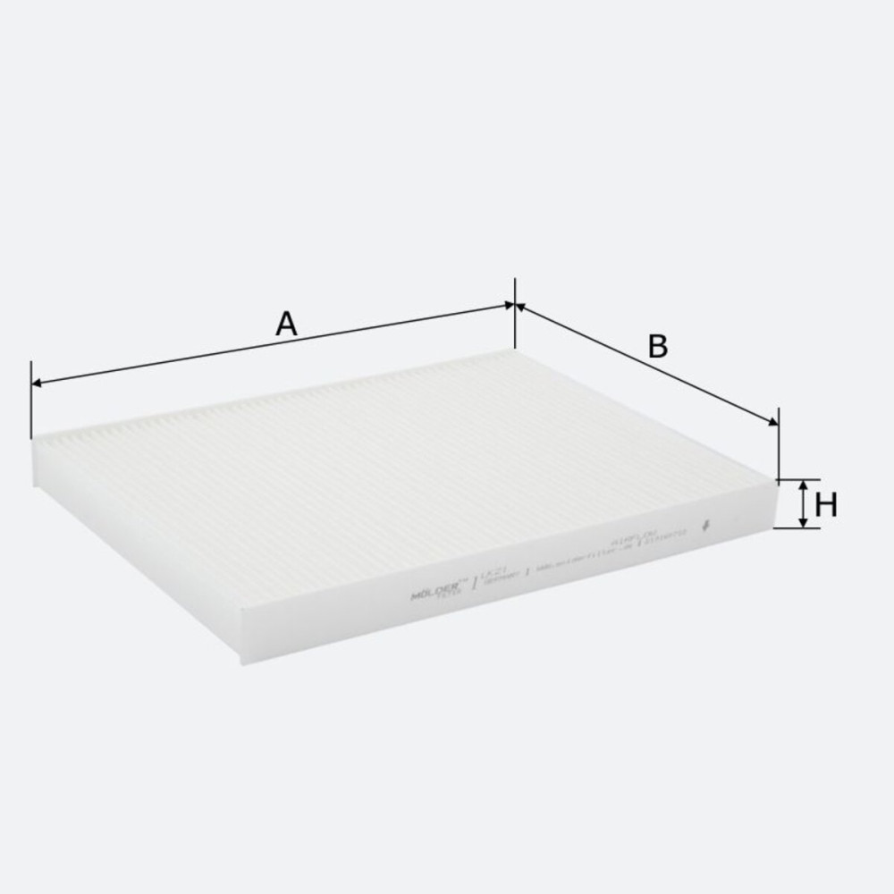 Фільтр салону Molder Filter LK 21 (WP6812, LA31, CU2882)