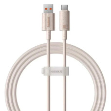 Кабель Baseus Habitat Series Fast Charging Cable USB to Type-C 100W 2m Wheat Pink