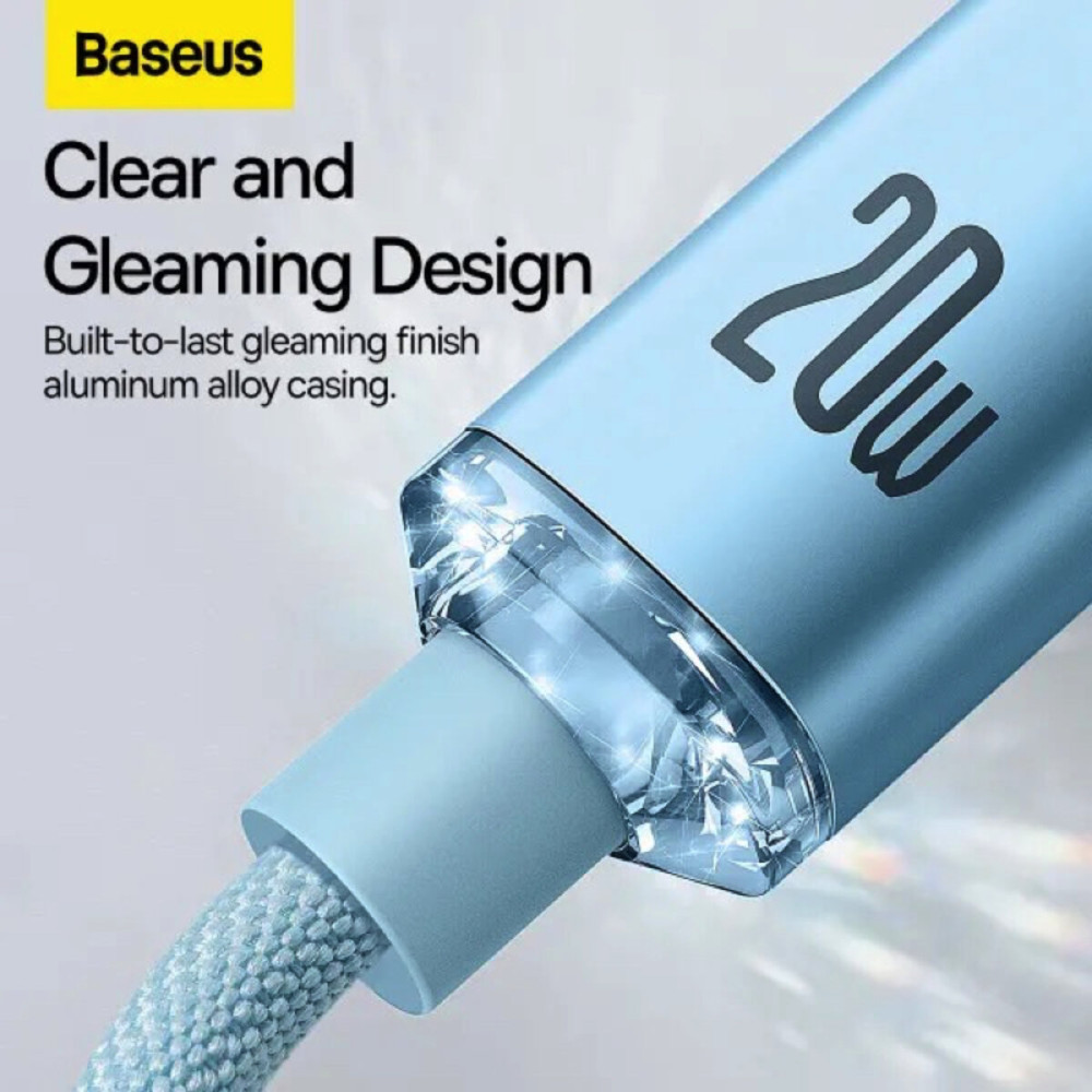 Кабель Baseus Gem Fast-Charging Data Cable USB-C to iP 20W 1m Galaxy Blue