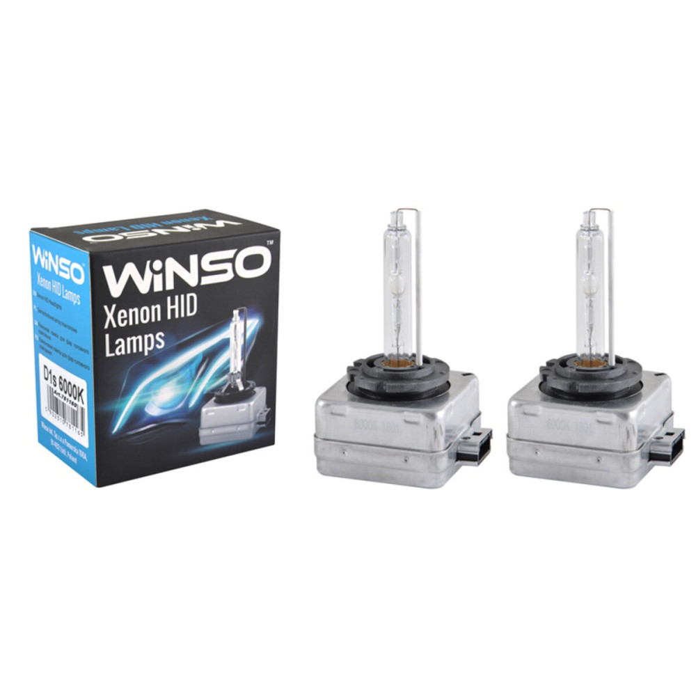 Ксеноновая лампа Winso D1S 6000K, 85V, 35W PK32d-2, 2шт