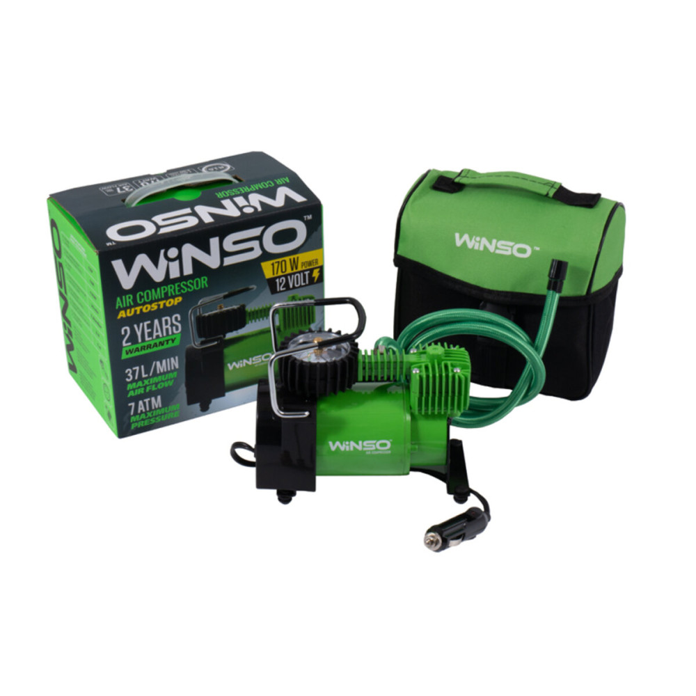 Компресор автомобільний Winso з автостопом