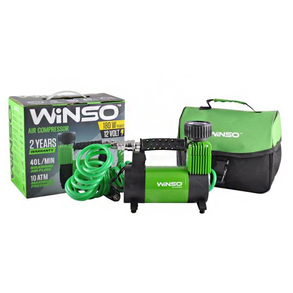 Компрессор автомобільний Winso 10 Атм 40 л/хв 180Вт