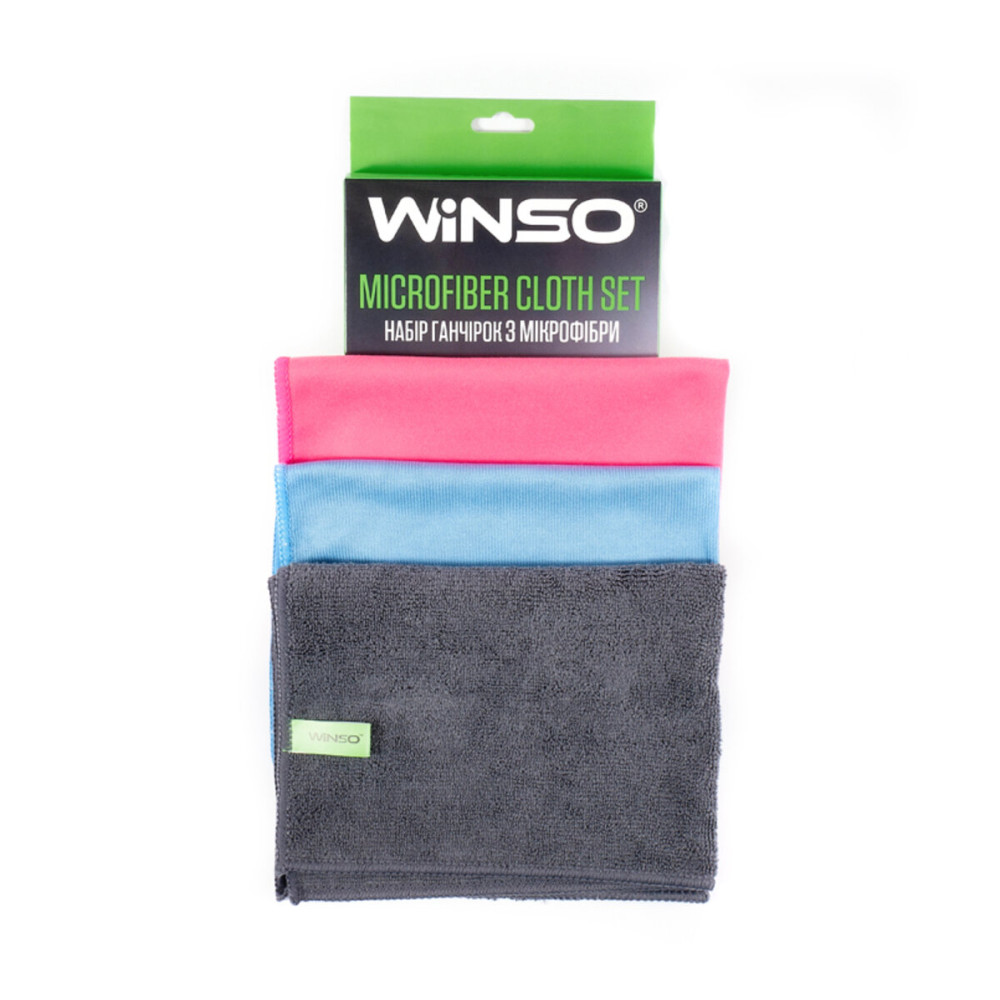 Набір ганчірок з мікрофібри Winso, 30*40см