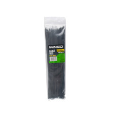 Хомуты Winso пластиковые черные 4,8x300, 100шт
