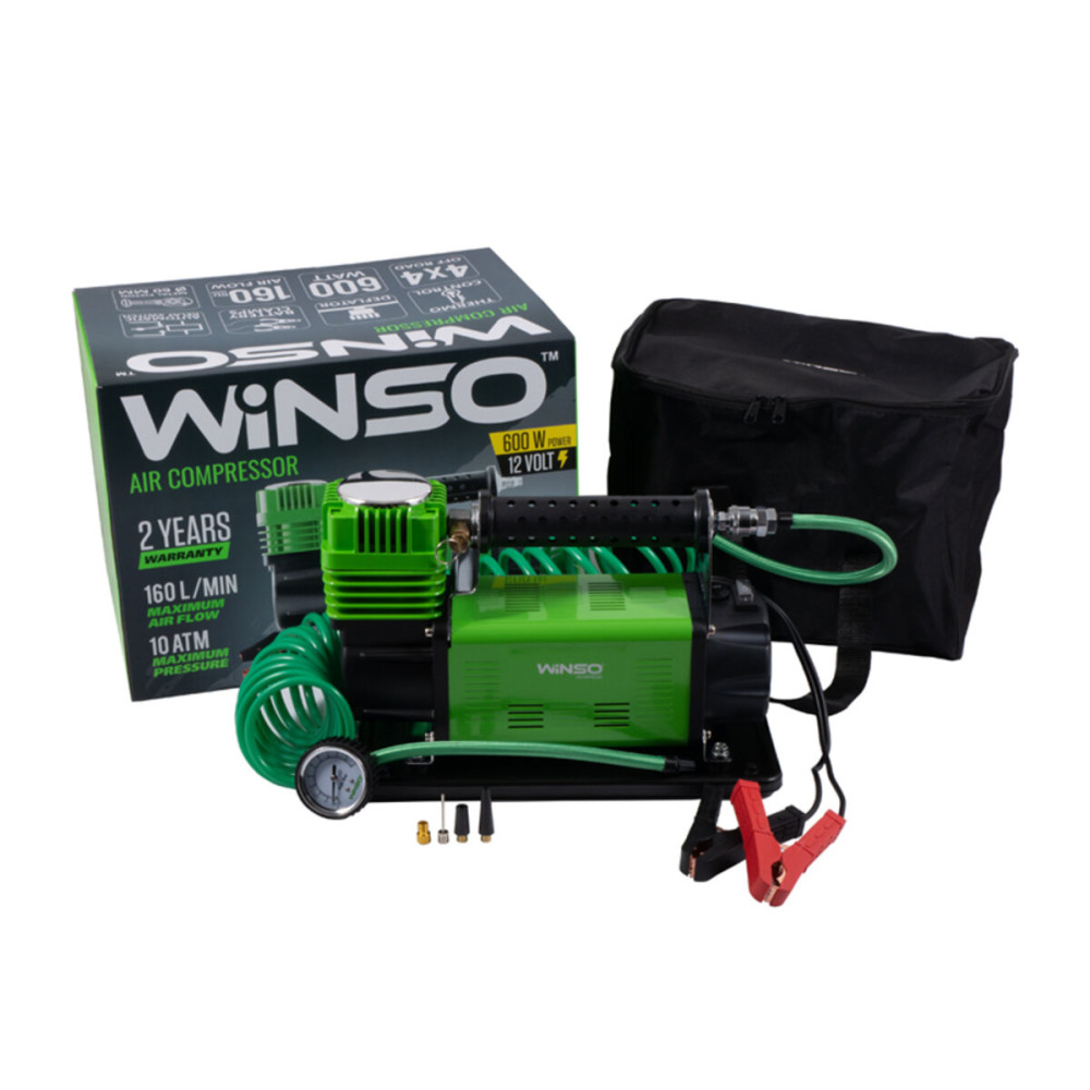 Компрессор автомобильный Winso профессиональный, высокой мощности