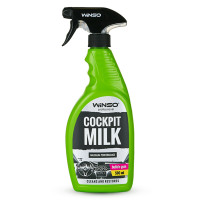 Полироль-молочко для панели приборов Winso Cockpit Milk Bubble gum, 500мл