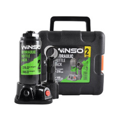 Домкрат гидравлический бутылочный Winso 2т 148-276мм в кейсе