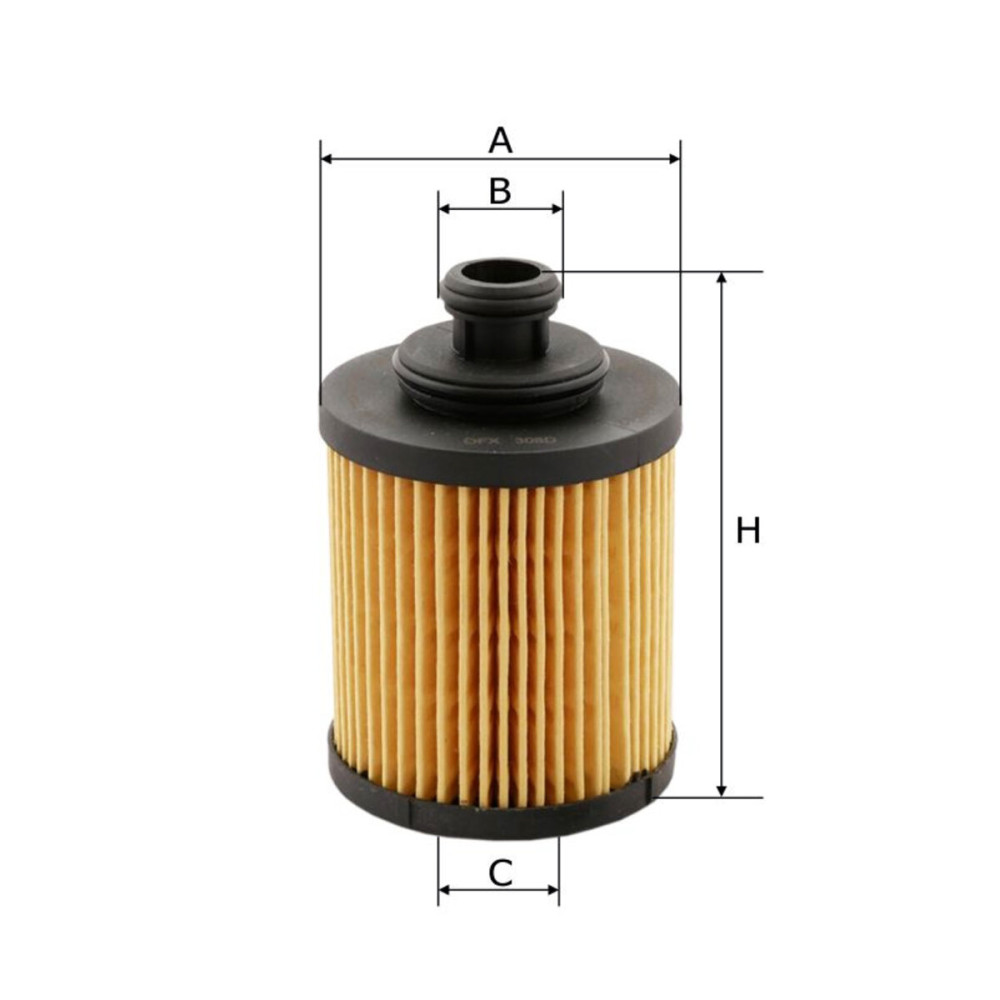 Фільтр масляний Molder Filter OFX 308D (WL7429, OX418DEco, HU7127X)