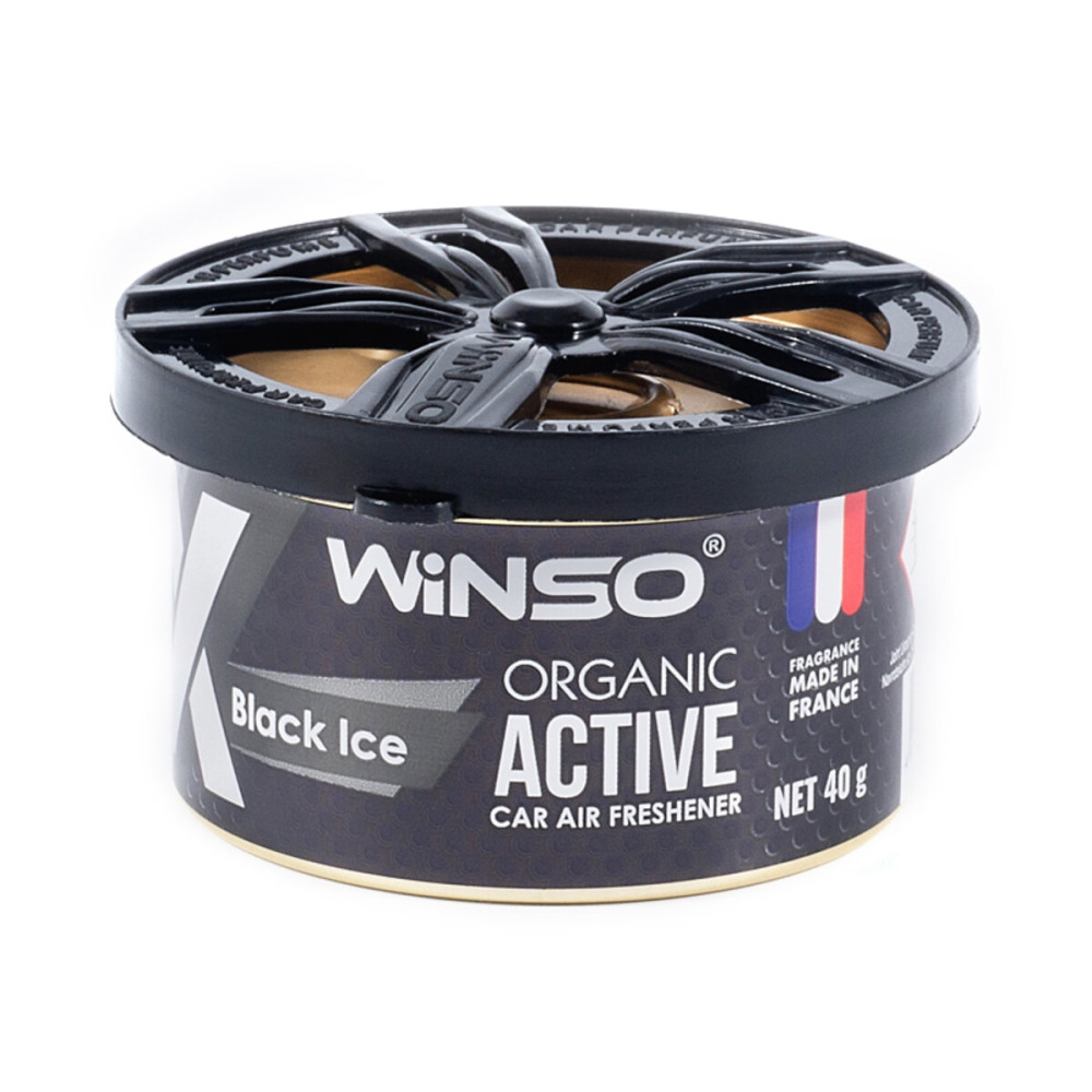 Ароматизатор Winso X Active Organic Black Ice гелевый 40г