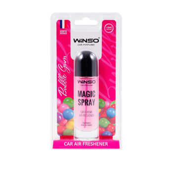 Ароматизатор Winso Magic Spray Bubble Gum, 30мл 532460 в виде спрея