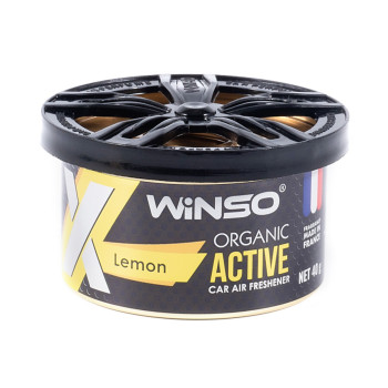 Ароматизатор Winso X Active Organic Lemon, 40г Ароматизатор Winso X Active Organic Lemon, 40г