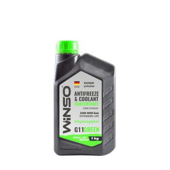 Антифриз Winso Antifreeze & Coolant Green (зеленый) концентрат G11, 1кг