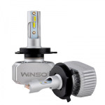 Автолампи Winso LED H4 12/24V 40Вт 5000Лм 6000K P43t CSP Chip 2шт