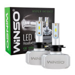 Автолампи Winso LED H7 12/24V 40Вт 5000Лм 6000K PX26d CSP Chip 2шт
