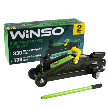 Домкрат гидравлический подкатный Winso 2т 130-330мм картон 7кг