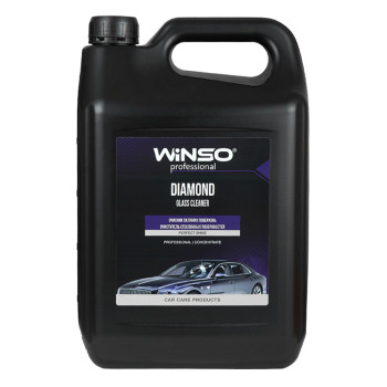 Очиститель стеклянных и зеркальных поверхностей автомобиля Winso Diamond Glass Cleaner (концетрат 1:10), 5л