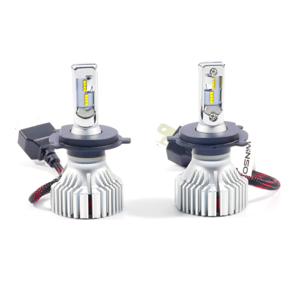 LED-лампы Winso H4 12/24V 60W 8000Lm 6500К ZES Chip (2шт)