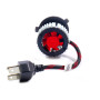 LED-лампы Winso H4 12/24V 60W 8000Lm 6500К ZES Chip (2шт)