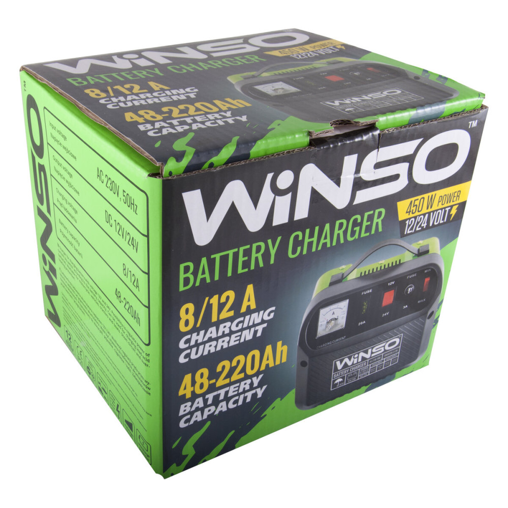 Зарядное устройство для АКБ Winso 12/24V, 20А