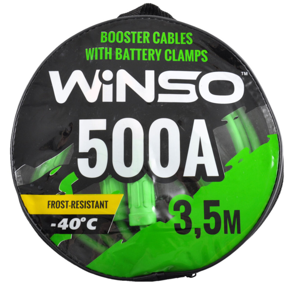 Провода-прикуриватели Winso 500А, 3,5м 138510