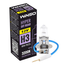 Галогеновая лампа Winso H3 12V 80W PK22s HYPER OFF ROAD