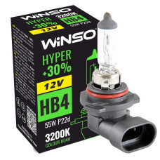 Галогеновая лампа Winso HB4 12V 55W P22d HYPER +30%
