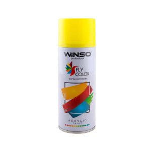 Краска акриловая Winso Spray 450мл желтый (TRAFFIC YELLOW/RAL1023)