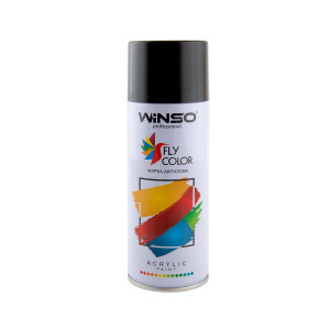 Фарба акрилова Winso Spray 450мл чорний матовий (MATT BLACK/RAL9005)