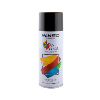 Фарба акрилова Winso Spray 450мл чорний матовий (MATT BLACK/RAL9005)
