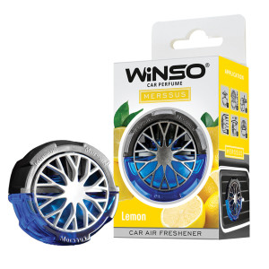 Освежитель воздуха Winso Merssus на дефлектор с регулировкой интенсивности 18мл Lemon