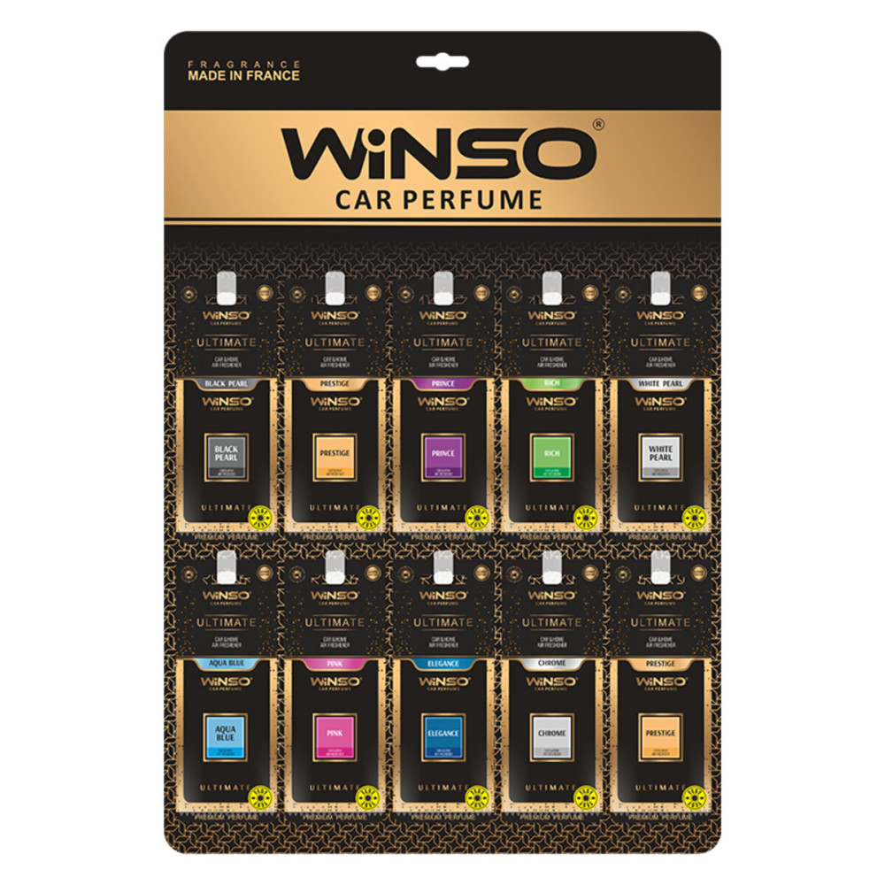 Ароматизатор Winso Ultimate Card MIX на планшеті
