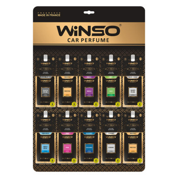 Ароматизатор Winso Ultimate Card MIX на планшеті Ароматизатор Winso Ultimate Card MIX на планшеті