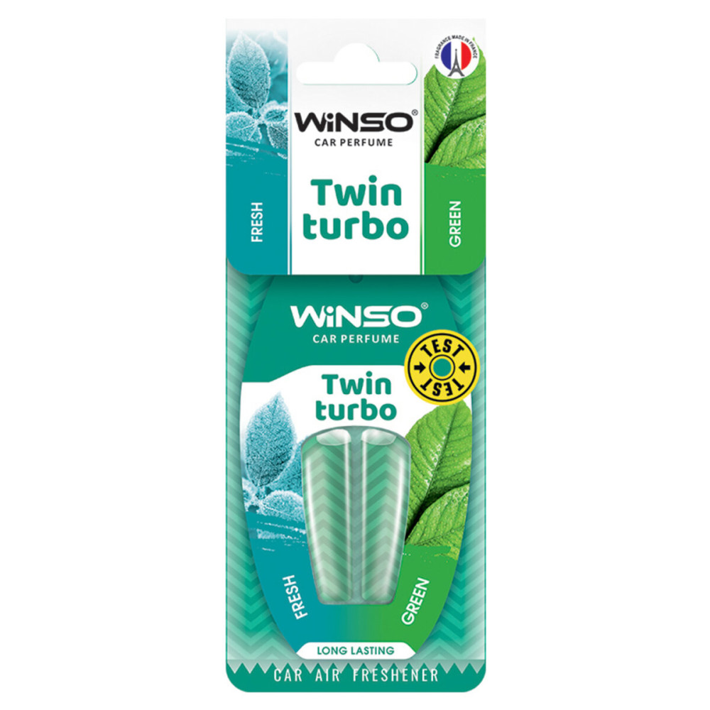 Ароматизатор з подвійною капсулою Winso Twin Turbo - Fresh & Green