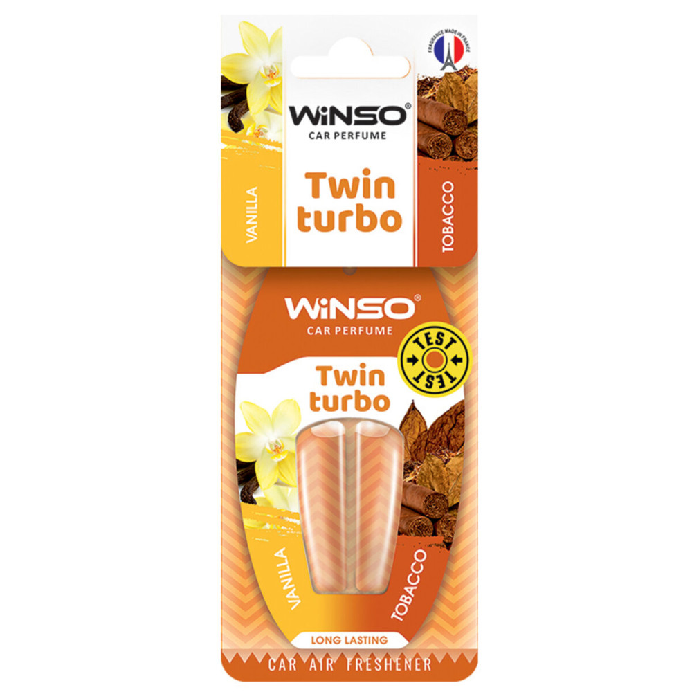 Ароматизатор з подвійною капсулою Winso Twin Turbo - Vanilla & Tobacco