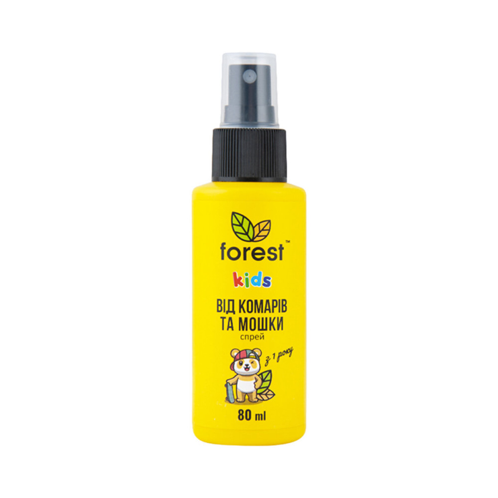Спрей-репелент Forest Kids від комарів та мошки 80мл