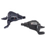 Манетки MicroSHIFT Mezzo 2x8s (пара) з індикатором, тросики L2140/1700