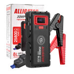 Бустер (пусковое устройство) Alligator Jump Starter 1500A/2500A 25800mAh со Smart-клемами и беспроводной зарядкой