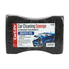 Губка для миття авто CarLife GraphitePro з великими порами, 195x130x70мм