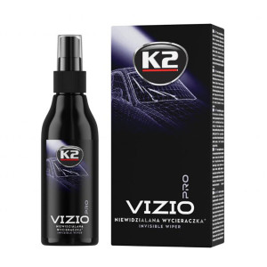Засіб для скла антидощ з аплікатором та мікрофіброю професійний K2 Vizio Pro, 150мл