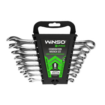 Набор ключей Winso PRO комбинированные CR-V 8шт 8-19мм