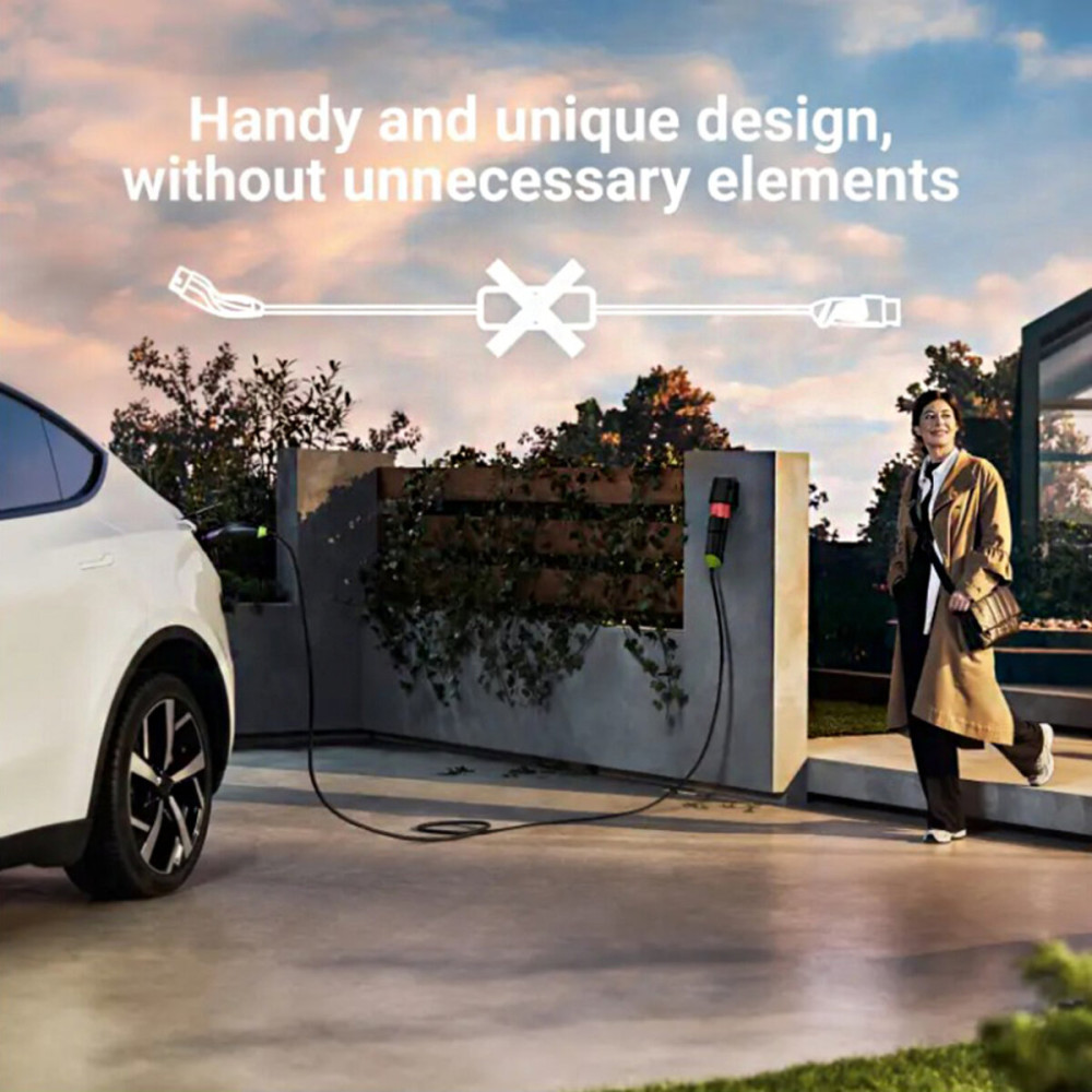 Мобільний зарядний пристрій Green Cell Habu EV 11кВт 7м Type-2 для CEE, 16А Wallbox 2в1 з додатком GC